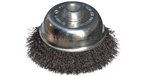  Szczotka doczołowa 60mm Abraboro drut karbowany