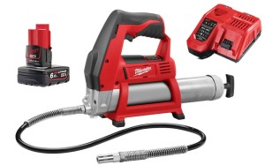 Smarownica akumulatorowa Milwaukee 12V M12GG-601 aku. 6.0Ah, szybka ładowarka