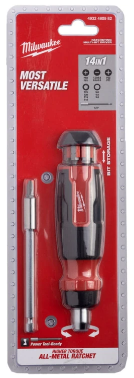 Multiwkrętak Milwaukee wkrętak z grzechotką 14w1 4932480582