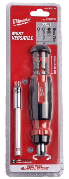 Uniwersalny multiwkrętak Milwaukee wkrętak z grzechotką 27w1 4932480583