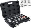 Zestaw narzędziowy Yato 1/2'' 25cz. w walizce 38741