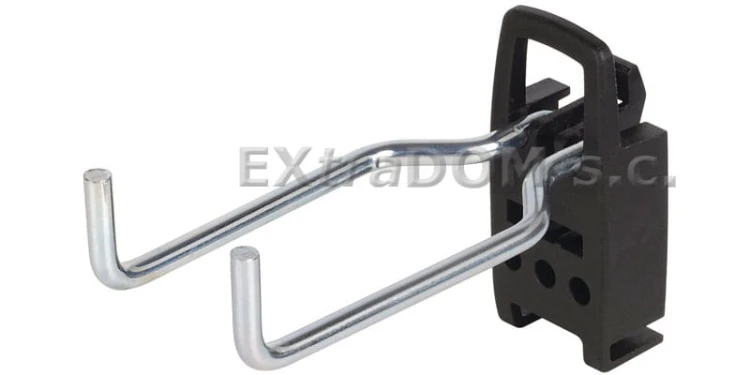 Haki podwójne do zawieszania narzędzi 60mm Wolfcraft kpl 3 szt 6094000