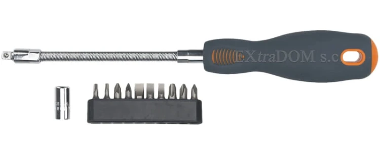 Neo Tools wkrętak gietki z końcówkami