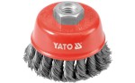 Szczotka czołowa Yato 60mm M14 drut splatany YT-4767