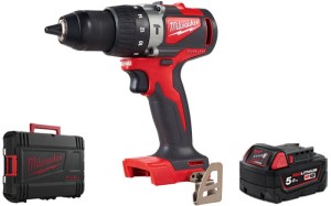 Wiertarko wkrętarka udarowa Milwaukee 18V M18BLPD2-0X walizka + aku. 5,0Ah, bez ładowarki