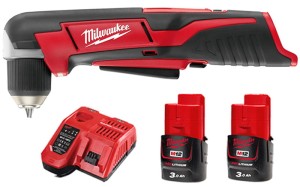 Wiertarko - wkrętarka kątowa Milwaukee M12™ C12RAD-302 2x aku. 3.0Ah, szybka ładowarka
