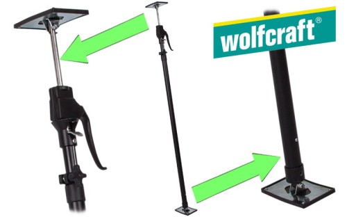 Statyw do płyt gipsowych, podpórka teleskopowa Wolfcraft 4042000