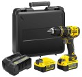 Bezszczotkowa wiertarko - wkrętarka udarowa 18V Stanley Fatmax V20 SFMCD721M2K-QW 2x aku. 4,0Ah Li-Ion, walizka