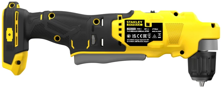 Wiertarka kątowa akumulatorowa 18V Stanley Fatmax V20 SFMCD750B-XJ wersja zerowa bez akumulatora i ładowarki