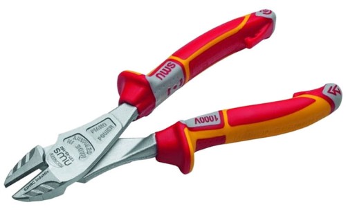 Szczypce boczne tnące wzmocnione NWS 180mm izolowane 1000V
