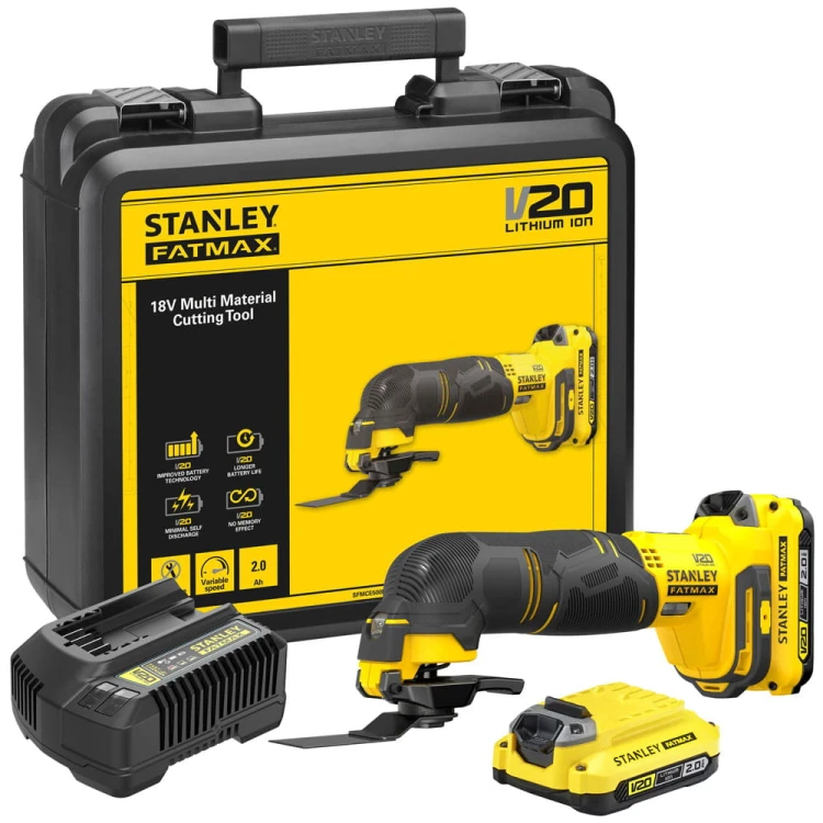Urządzenie wielofunkcyjne Stanley V20 2x aku. 2.0Ah. walizka SFMCE500D2K-QW