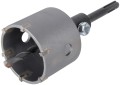 Otwornica trepanacyjna-korona wiertarska z trzpieniem SDS śr. 83mm Wolfcraft 5481000