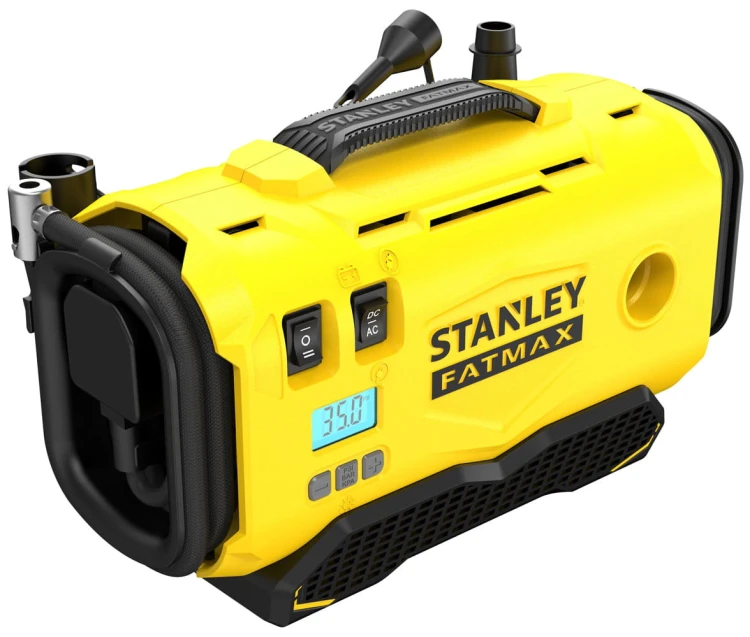 Kompresor Stanley Stanley V20 11 bar, wersja zerowa, bez akumulatora i ładowarki SFMCE520B-QW