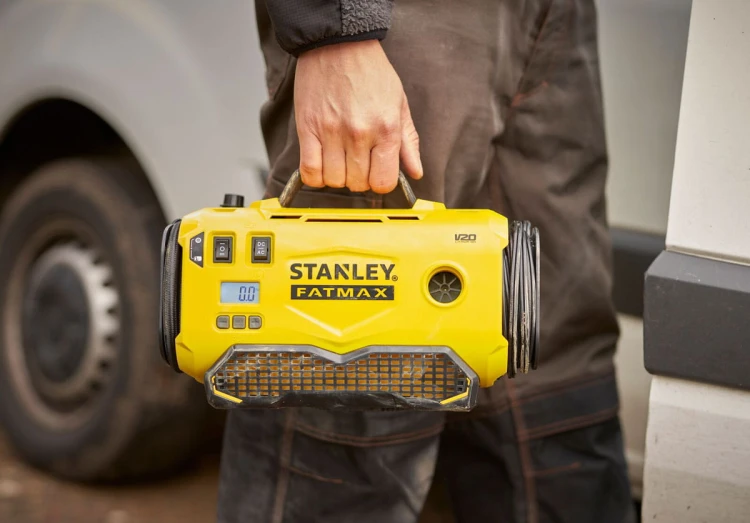 Kompresor Stanley Stanley V20 11 bar, wersja zerowa, bez akumulatora i ładowarki SFMCE520B-QW