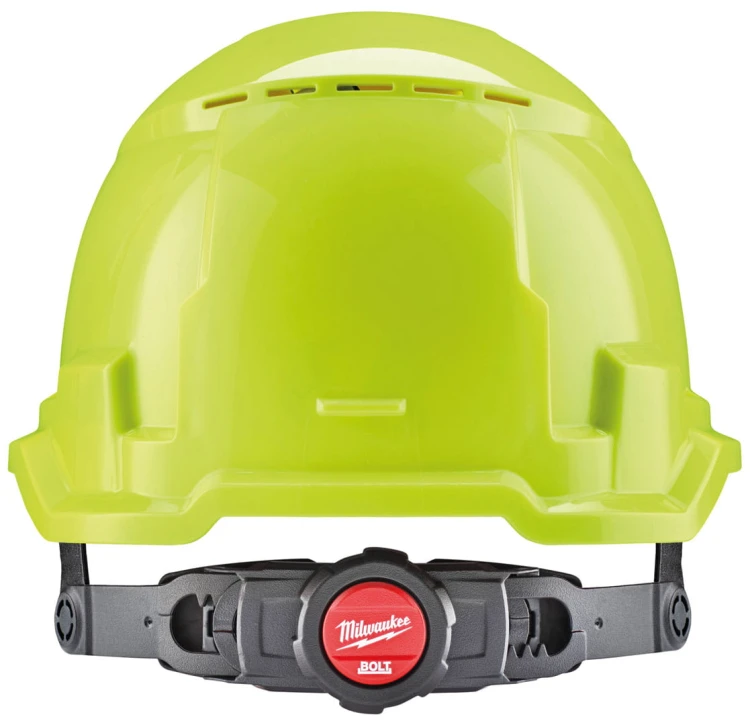 Hełm BOLT™100 Milwaukee o podwyższonej widoczności, żółty wentylowany 4932480664
