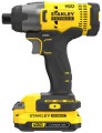 Zakrętarka udarowa Stanley V20, 2x aku. 1.5Ah walizka SFMCF800C2K-QW