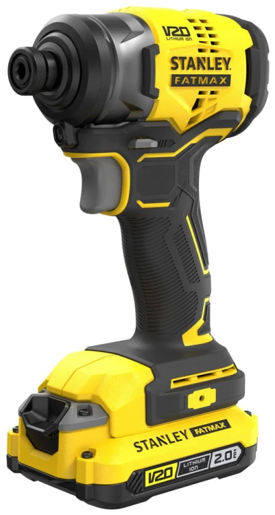 Bezszczotkowa zakrętarka udarowa Stanley V20, 2x aku. 2.0Ah walizka SFMCF810D2K-QW