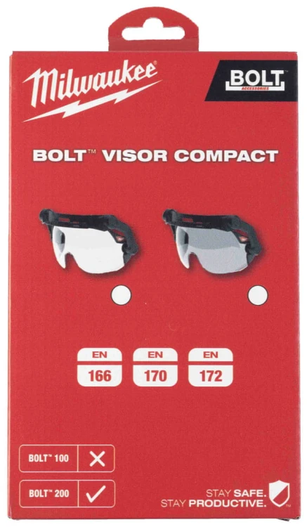 Okulary przyciemniane do hełmów BOLT™200 Milwaukee 4932479947