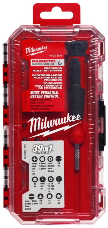 Wkrętak precyzyjny Milwaukee 39w1 w organizerze 4932498177