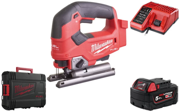 Wyrzynarka Milwaukee M18FJS-501X 1x aku. 5Ah, walizka
