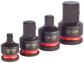 Redukcje - adaptory udarowe kpl. 4 sztuki Milwaukee Shockwave przejściówki 4932480356