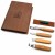 Zestaw do rzeźbienia BeaverCraft w drewnianym etui, 4 narzędzia + akcesoria do polerowania S19 Book