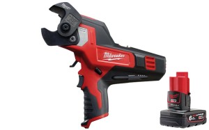 Obcinak do kabli Milwaukee M12CC + akumulator 6 Ah, bez ładowarki