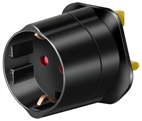Adapter podróżny EURO => Wielka Brytania z uziemieniem Brennenstuhl
