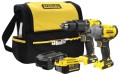 Zestaw Stanley V20: wiertarko-wkretarka udarowa SFMCD715, klucz udarowy SFMCF920, 1x aku 4Ah, torba SFMCK217M1S-QW