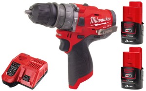Wiertarko-wkrętarka udarowa Milwaukee M12FPDX-302 2x aku. 3.0Ah, szybka ładowarka