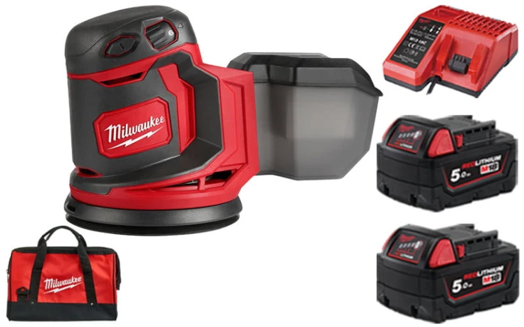 Szlifierka mimośrodowa 125mm Milwaukee M18BOS125