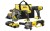 Zestaw Stanley V20: wkrętarka SFMCD711, zakrętarka SFMCF800, pilarka SFMCS500, szlifierka SFMCG400, 2x aku. 4Ah, torba SFMCK469M2-QW