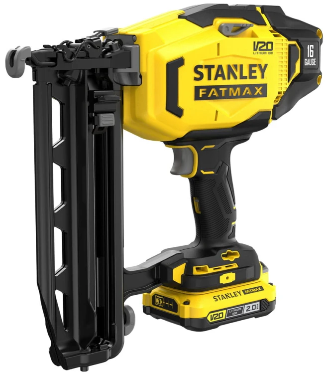 Gwoździarka sztyfciarka Stanley V20, 2x aku. 2.0Ah, walizka SFMCN616D2K-QW