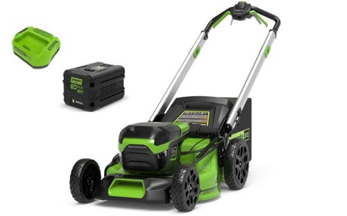 Kosiarka akumulatorowa GREENWORKS 60V 46cm silnik bezszczotkowy zestaw 1 akumulator 4Ah + ładowarka GR2502807UB
