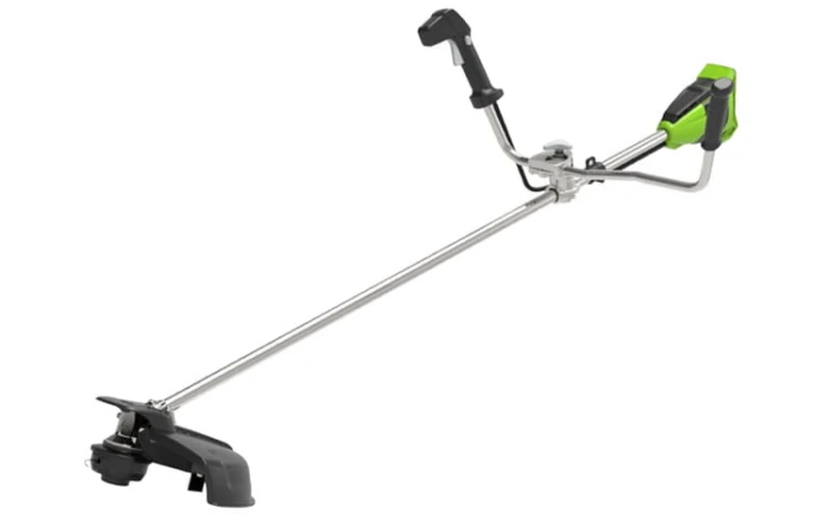 Kosa podkaszarka GREENWORKS 40V - silnik bezszczotkowy GD40BCB uchwyt rowerowy