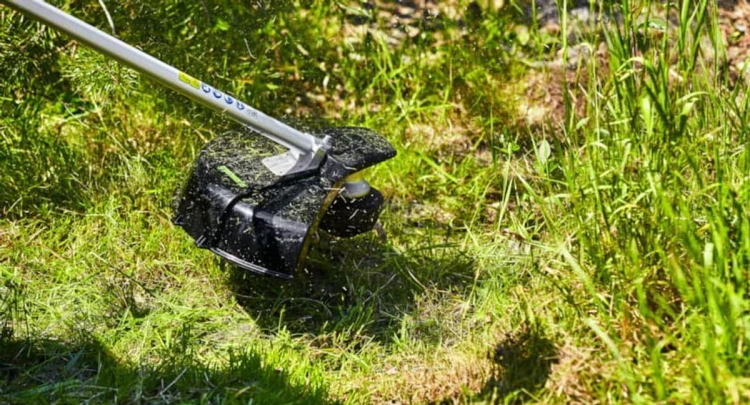 Kosa podkaszarka GREENWORKS 40V - silnik bezszczotkowy GD40BCB uchwyt rowerowy