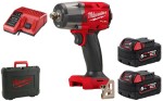 Klucz udarowy Milwaukee 745 Nm M18FMTIW2P12-502X 2x aku. 5,0Ah, ładowarka, walizka 4933478453