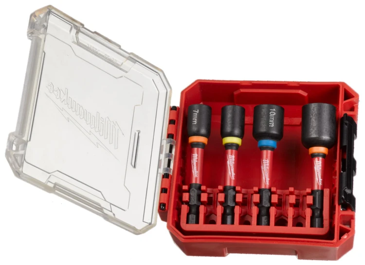 Klucze nasadowe 1/4” Milwaukee sztorcowe zestaw 4 szt. 493249244