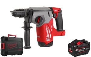 Młotowiertarka SDS-Plus Milwaukee 2,5J 18V M18FHX 1x aku FORGE™ 12,0Ah w walizce, bez ładowarki