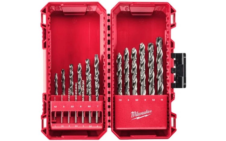 Wiertła do metalu Milwaukee THUNDERWEB HSS-G zestaw 19 szt. w kasecie 1 – 10mm 4932493869