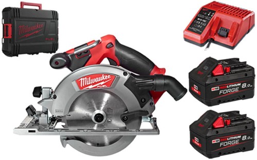Pilarka tarczowa Milwaukee M18CCS55 FUEL 55mm walizka 2x aku. 8,0Ah ładowarka