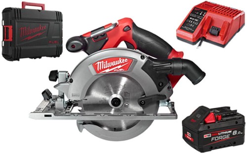 Pilarka tarczowa Milwaukee M18CCS55 FUEL 55mm walizka 1x aku. 8,0Ah ładowarka