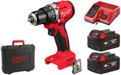 Kompaktowa wiertarko wkrętarka udarowa Milwaukee 18V M18BLPDRC