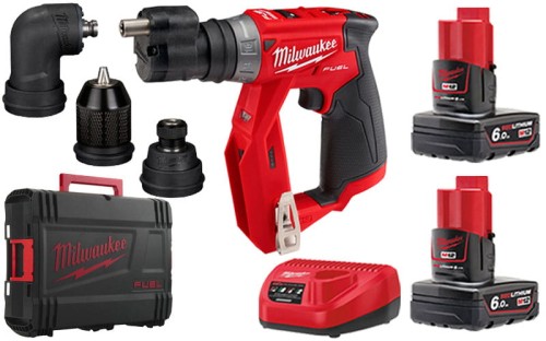 Wiertarko wkrętarka Milwaukee z 4 głowicami M12FDDXKIT