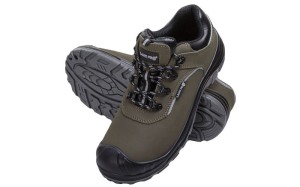 Półbuty robocze ochronne obuwie bezpieczne Lahti Pro kat.  S3 SRC buty rozmiar 45 L3043845 skóra nubukowa
