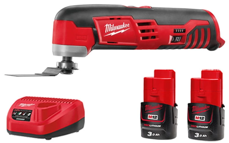 Narzędzie wielofunkcyjne Milwaukee C12MT-202B 2x aku. 3,0Ah, ładowarka
