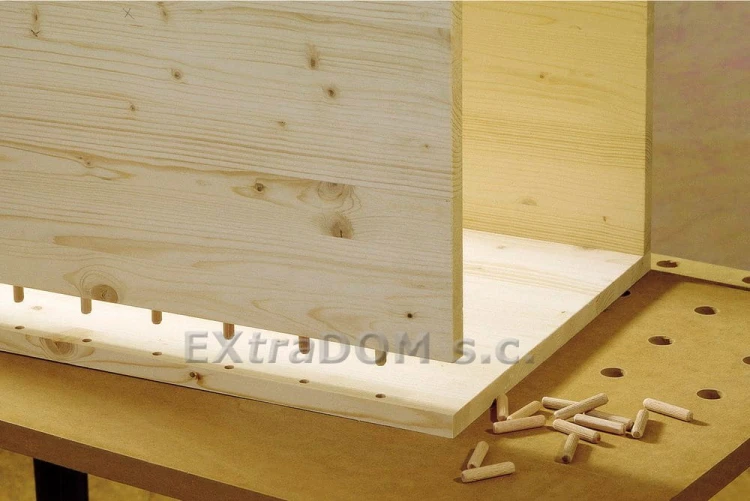 Zestaw do kołkowych połączeń stolarskich Wolfcraft 4645000