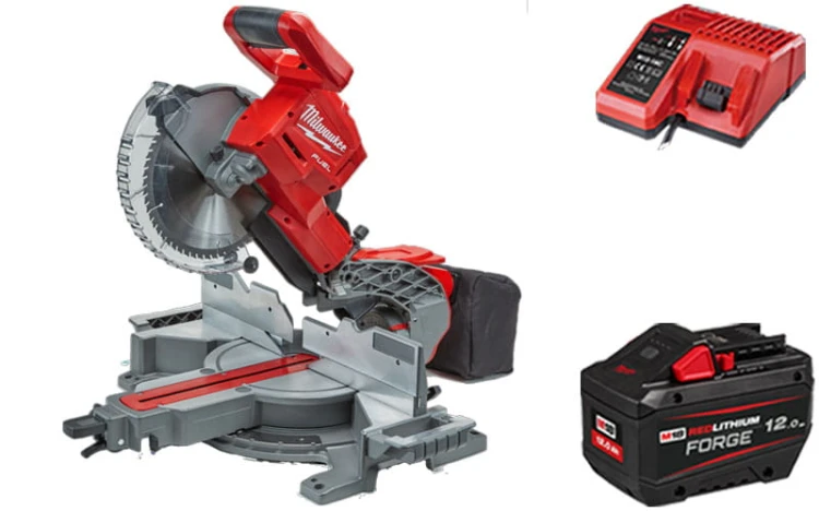 Pilarka ukosowa z posuwem Milwaukee 254mm 18V M18FMS254