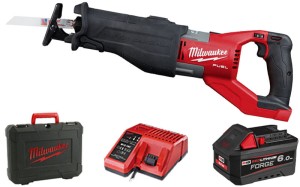 Pilarka szablasta Milwaukee M18FSX-601C FUEL™ SAWZALL™ aku. 1x 6.0 Ah FORGE™, ładowarka, walizka