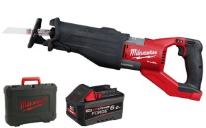 Pilarka szablasta Milwaukee M18FSX FUEL™ SAWZALL™ aku. 1x 6 Ah FORGE™, walizka, bez ładowarki 